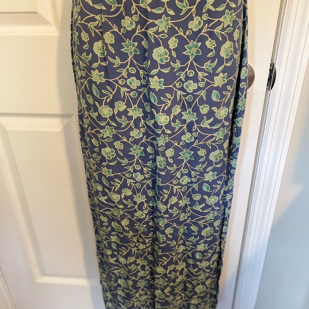 Old Navy Floral Maxi Skirt - Blue and Green